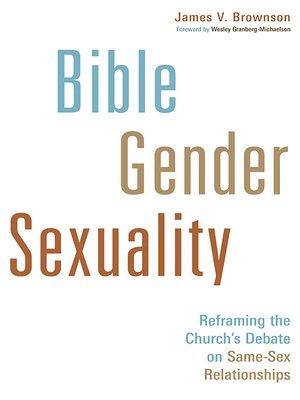 cover image of Bible, Gender, Sexuality